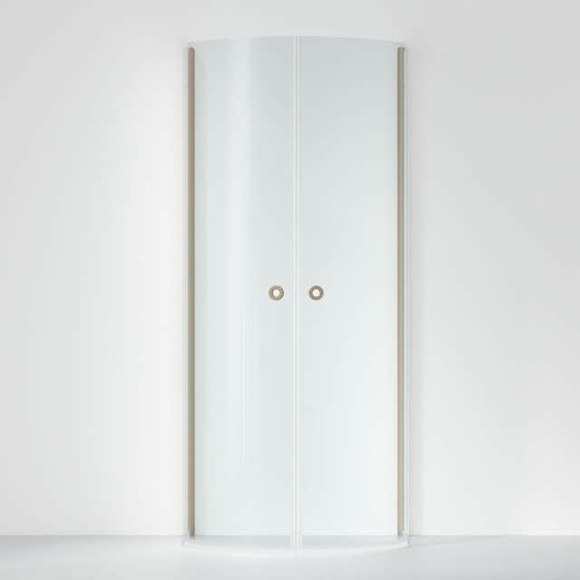 INR Dusjhjørne LINC Monument B93xD78cm Stone / 93x78cm / Klart glass INR Iconic Nordic Rooms Dusjhjørne INR-56102498