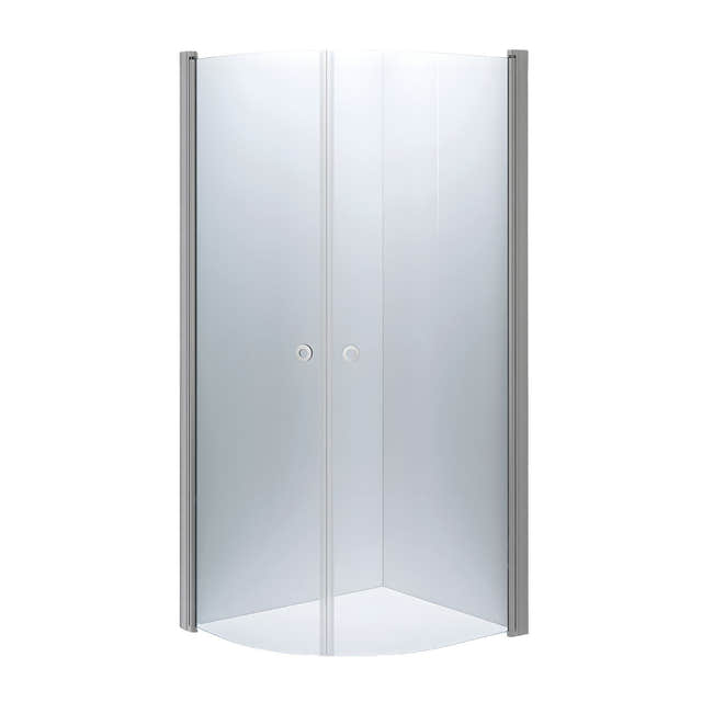 INR Dusjhjørne LINC NIAGARA Klart Glass,Timeless Matt aluminium / 80x90cm / Klart glass INR Iconic Nordic Rooms Dusjhjørne INR-56002989