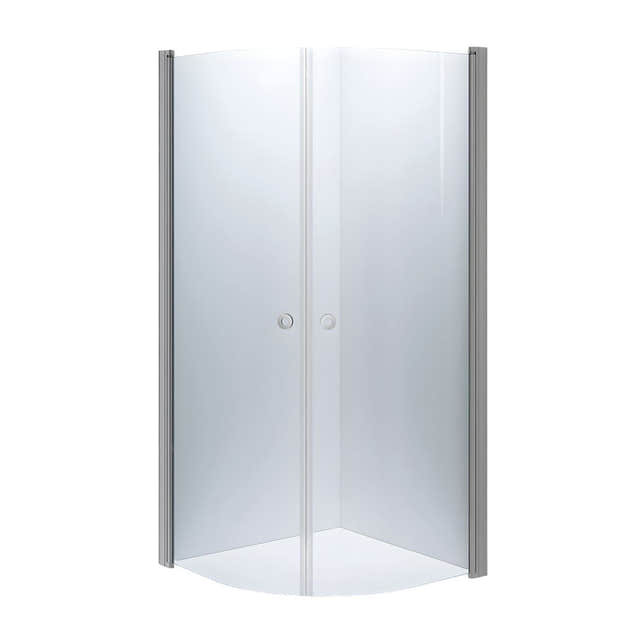 INR Dusjhjørne LINC NIAGARA Klart Glass,Timeless Matt aluminium / 90x90cm / Klart glass INR Iconic Nordic Rooms Dusjhjørne INR-56002999