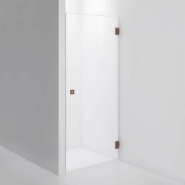 INR Dusjnisje ARC 2 Måltilpasset Brushed bronze / Måltilpasset / Opal klart glass INR Iconic Nordic Rooms Dusjnisje INR-10212600