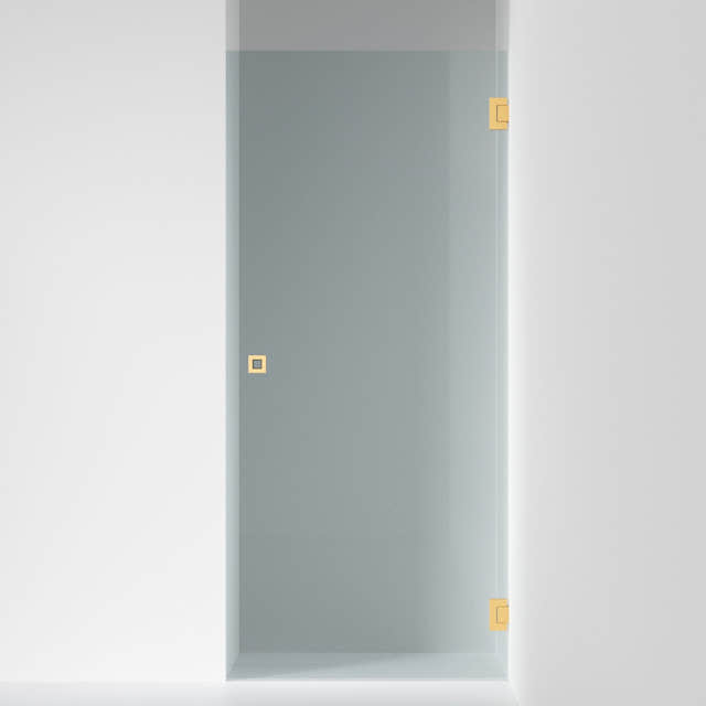 INR Dusjnisje ARC 2 Original Brushed brass / 80cm / Timeless klart glass INR Iconic Nordic Rooms Dusjnisje INR-10211880