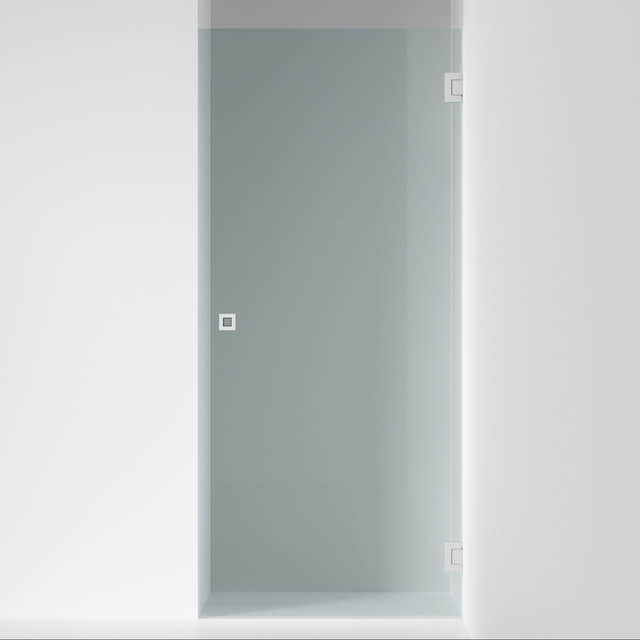 INR Dusjnisje ARC 2 Original Brushed stainless / 80cm / Timeless klart glass INR Iconic Nordic Rooms Dusjnisje INR-10211480