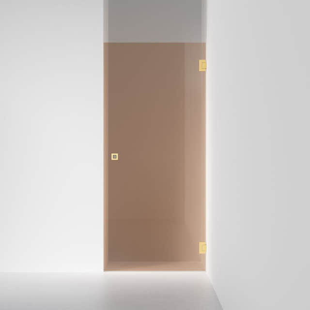 INR Dusjnisje ARC 2 Original Måltilpasset Brushed brass / Måltilpasset / Bronse glass INR Iconic Nordic Rooms Dusjnisje INR-10242800