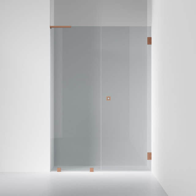 INR Dusjnisje ARC 4 Original Måltilpasset Brushed bronze / Måltilpasset høyre / Grått glass INR Iconic Nordic Rooms Dusjnisje INR-104303600