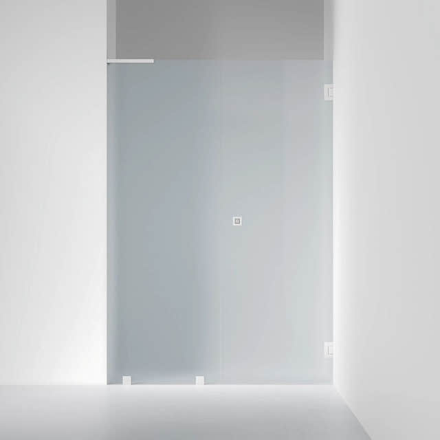 INR Dusjnisje ARC 4 Original Måltilpasset Frostet glass / Måltilpasset - høyre / Brushed stainless INR Iconic Nordic Rooms Dusjnisje INR-104310400