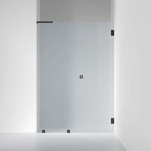 INR Dusjnisje ARC 4 Original Måltilpasset Frostet glass / Måltilpasset - høyre / Svart matt INR Iconic Nordic Rooms Dusjnisje INR-104310100