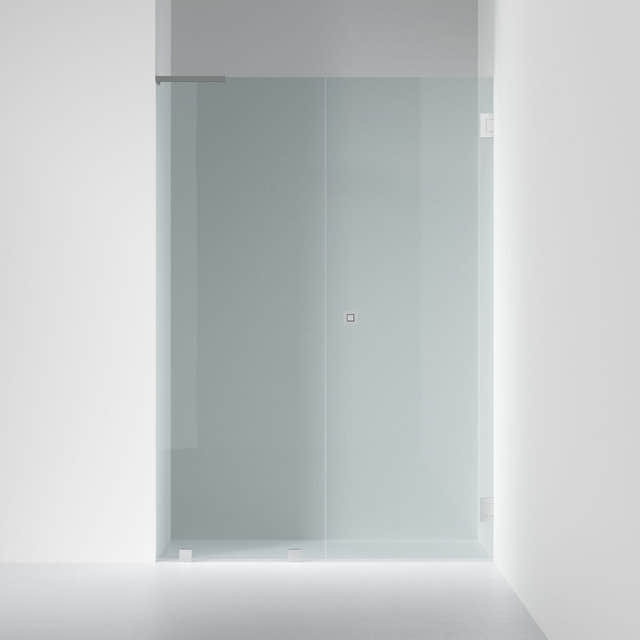 INR Dusjnisje ARC 4 Original Måltilpasset Krom / Måltilpasset høyre / Grått glass INR Iconic Nordic Rooms Dusjnisje INR-104303500