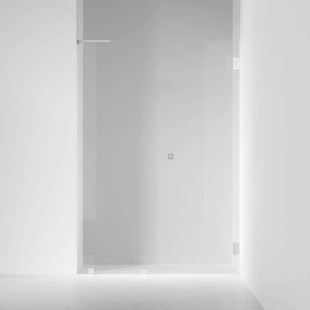 INR Dusjnisje ARC 4 Original Måltilpasset Krom / Måltilpasset høyre / Opal klart glass INR Iconic Nordic Rooms Dusjnisje INR-104312500