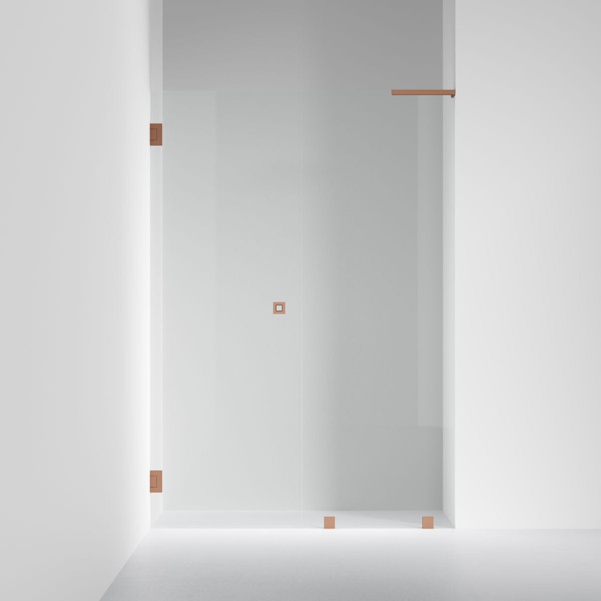 INR Dusjnisje ARC 4 Original Måltilpasset Opal klart glass / Måltilpasset - venstre / Brushed bronze INR Iconic Nordic Rooms Dusjnisje INR-104212600