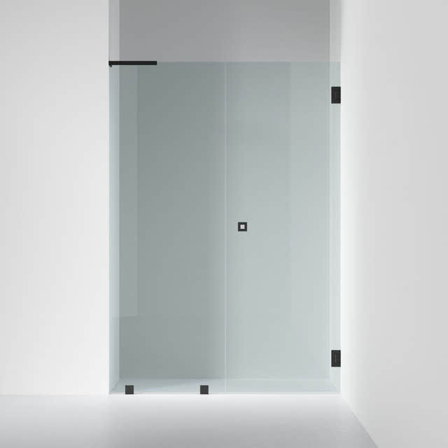 INR Dusjnisje ARC 4 Original Måltilpasset Svart matt / Måltilpasset høyre / Klart glass INR Iconic Nordic Rooms Dusjnisje INR-104302100