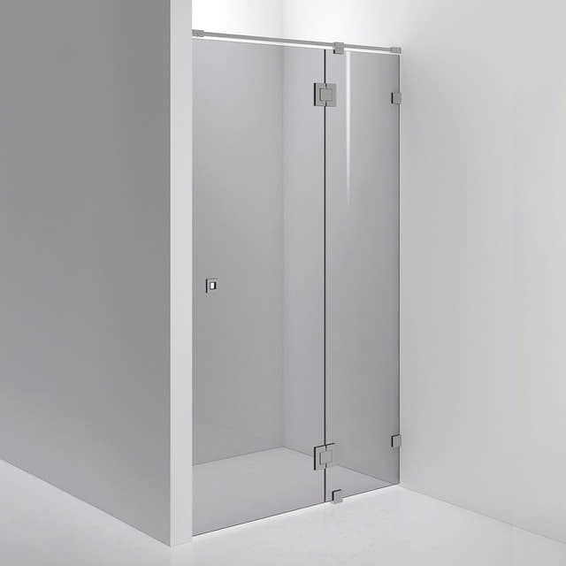 INR Dusjnisje ARC 5 Måltilpasset Brushed stainless / Måltilpasset / Grått glass INR Iconic Nordic Rooms Dusjnisje INR-10503400