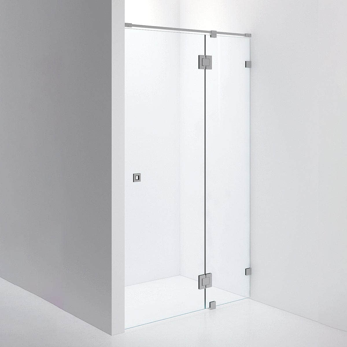 INR Dusjnisje ARC 5 Måltilpasset Brushed stainless / Måltilpasset / Klart glass INR Iconic Nordic Rooms Dusjnisje INR-10502400