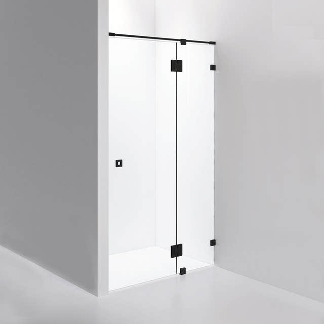 INR Dusjnisje ARC 5 Måltilpasset Svart matt / Måltilpasset / Opal klart glass INR Iconic Nordic Rooms Dusjnisje INR-10512100
