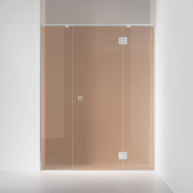 INR Dusjnisje ARC 7 Frame Måltilpasset Krom / Måltilpasset / Bronse glass INR Iconic Nordic Rooms Dusjnisje INR-107142300