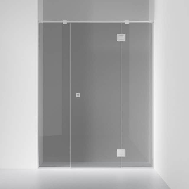 INR Dusjnisje ARC 7 Frame Måltilpasset Krom / Måltilpasset / Grått glass INR Iconic Nordic Rooms Dusjnisje INR-107103300