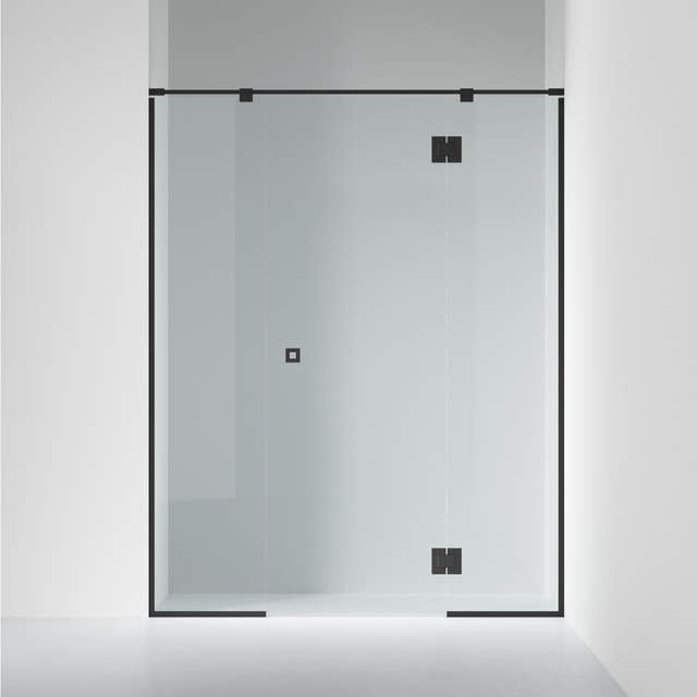INR Dusjnisje ARC 7 Frame Måltilpasset Svart matt / Måltilpasset / Klart glass INR Iconic Nordic Rooms Dusjnisje INR-107102100