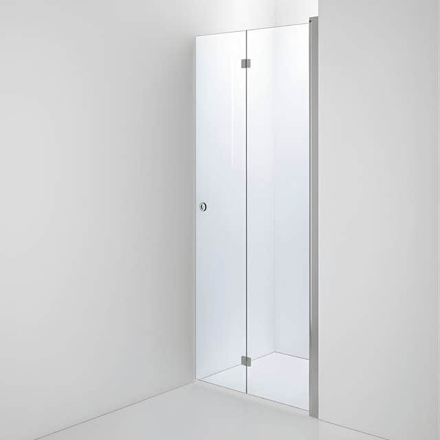 INR Dusjnisje LINC 2 Flex Måltilpasset Krom / Måltilpasset - høyre / Klart glass INR Iconic Nordic Rooms Dusjnisje INR-502202300