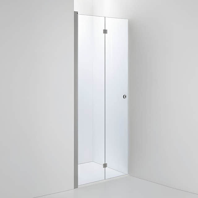 INR Dusjnisje LINC 2 Flex Måltilpasset Matt aluminium / Måltilpasset - venstre / Klart glass INR Iconic Nordic Rooms Dusjnisje INR-502102900