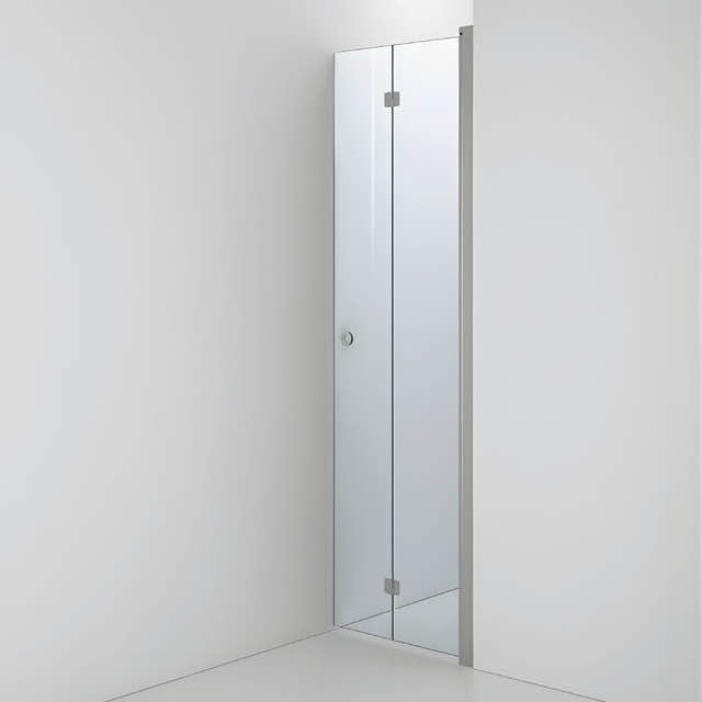 INR Dusjnisje LINC 2 Flex Standardmål Matt aluminium / 70cm / Høyre hengslet INR Iconic Nordic Rooms Dusjnisje INR-502202970