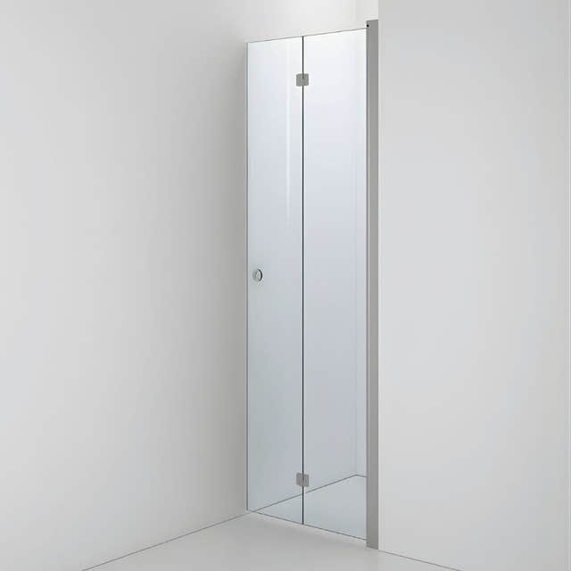 INR Dusjnisje LINC 2 Flex Standardmål Matt aluminium / 80cm / Høyre hengslet INR Iconic Nordic Rooms Dusjnisje INR-502202980