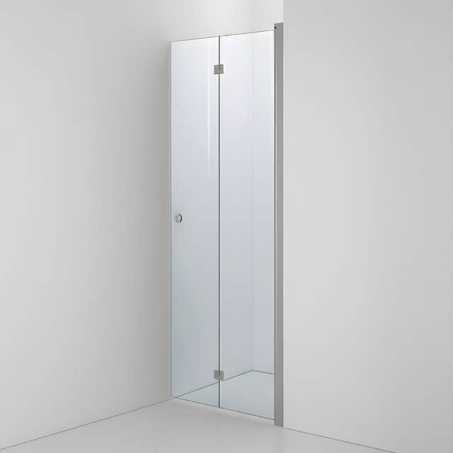 INR Dusjnisje LINC 2 Flex Standardmål Matt aluminium / 90cm / Høyre hengslet INR Iconic Nordic Rooms Dusjnisje INR-502202990