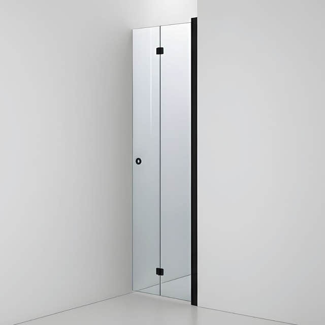 INR Dusjnisje LINC 2 Flex Standardmål Svart matt / 70cm / Høyre hengslet INR Iconic Nordic Rooms Dusjnisje INR-502202170