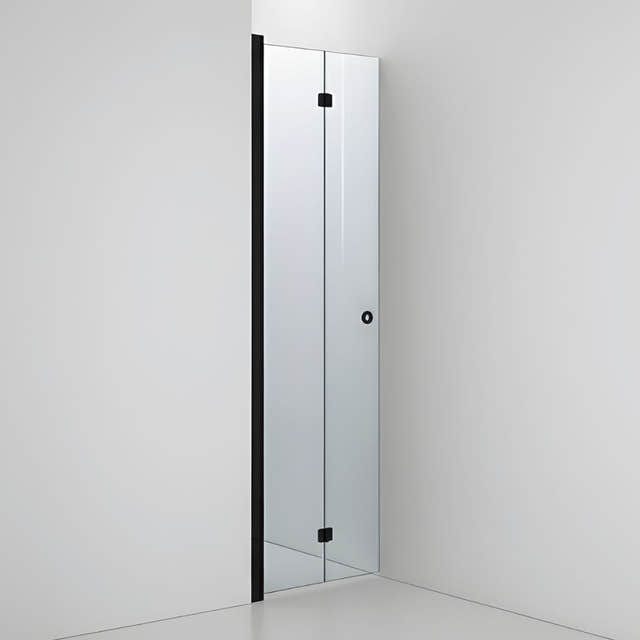 INR Dusjnisje LINC 2 Flex Standardmål Svart matt / 70cm / Venstre hengslet INR Iconic Nordic Rooms Dusjnisje INR-502102170