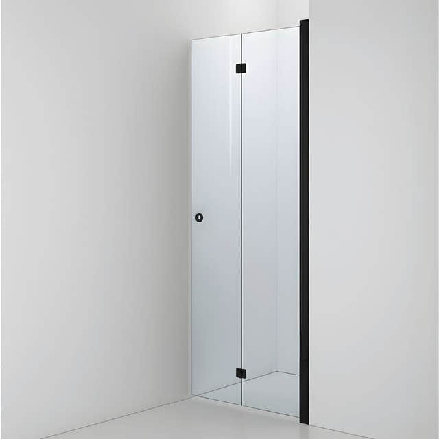 INR Dusjnisje LINC 2 Flex Standardmål Svart matt / 90cm / Høyre hengslet INR Iconic Nordic Rooms Dusjnisje INR-502202190