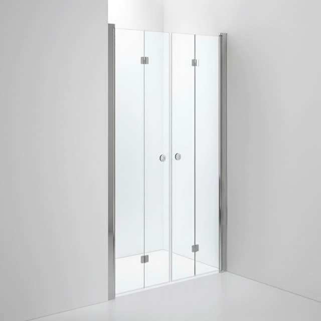 INR Dusjnisje LINC 3 Flex Måltilpasset Krom / Måltilpasset / Klart glass INR Iconic Nordic Rooms Dusjnisje INR-503102300
