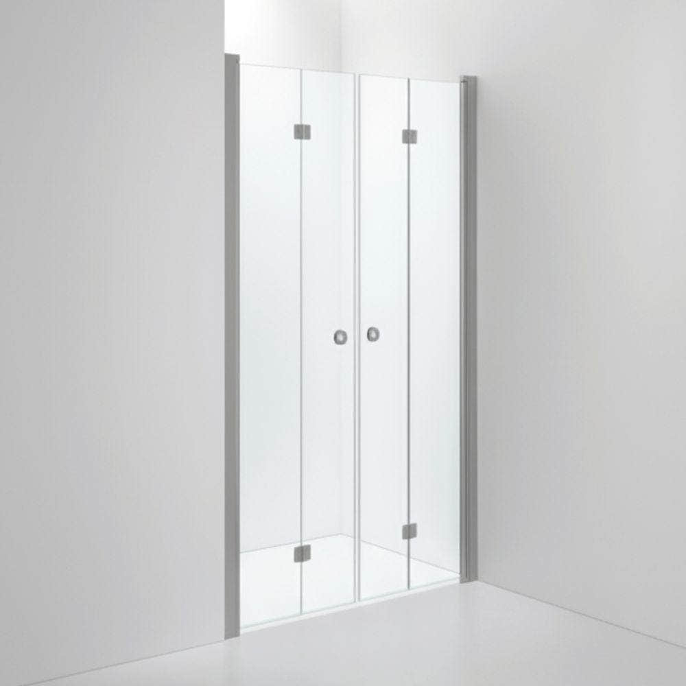 INR Dusjnisje LINC 3 Flex Måltilpasset Matt aluminium / Måltilpasset / Klart glass INR Iconic Nordic Rooms Dusjnisje INR-503102900