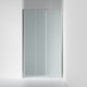 INR Dusjnisje LINC 4 Flex Måltilpasset Krom / Måltilpasset - venstre / Klart glass INR Iconic Nordic Rooms Dusjnisje INR-504302300