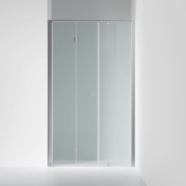 INR Dusjnisje LINC 4 Flex Måltilpasset Krom / Måltilpasset - venstre / Klart glass INR Iconic Nordic Rooms Dusjnisje INR-504302300