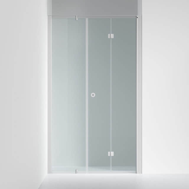 INR Dusjnisje LINC 4 Flex Måltilpasset Matt aluminium / Måltilpasset - høyre / Klart glass INR Iconic Nordic Rooms Dusjnisje INR-504402900