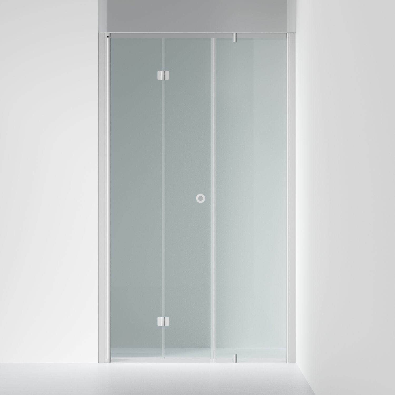 INR Dusjnisje LINC 4 Flex Måltilpasset Matt aluminium / Måltilpasset - venstre / Klart glass INR Iconic Nordic Rooms Dusjnisje INR-504302900
