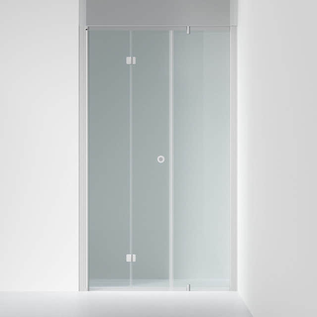 INR Dusjnisje LINC 4 Flex Måltilpasset Matt aluminium / Måltilpasset - venstre / Klart glass INR Iconic Nordic Rooms Dusjnisje INR-504302900