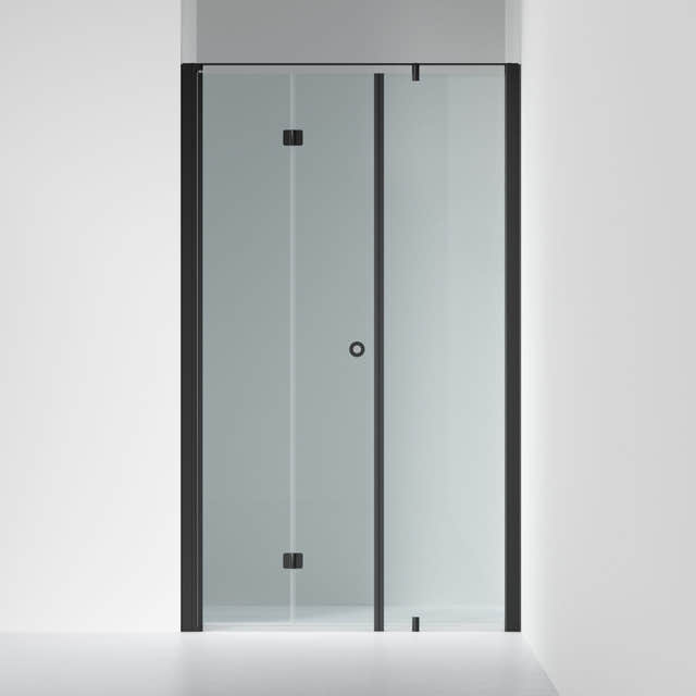 INR Dusjnisje LINC 4 Flex Måltilpasset Svart matt / Måltilpasset - venstre / Klart glass INR Iconic Nordic Rooms Dusjnisje INR-504302100