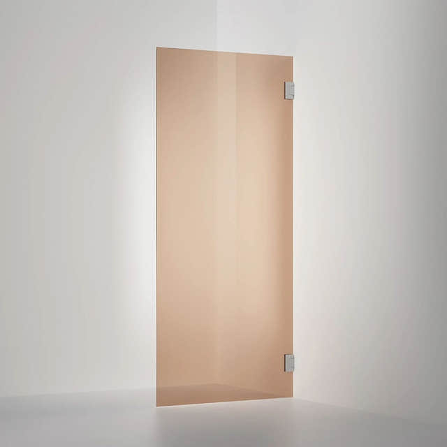 INR Dusjvegg ARC 19 Original Måltilpasset Brushed stainless / Måltilpasset / Bronse glass INR Iconic Nordic Rooms Dusjdør INR-11942400