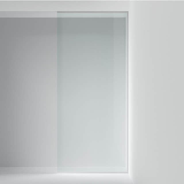INR Dusjvegg ARC 20 Frame XL Måltilpasset Krom / Måltilpasset / Klart glass INR Iconic Nordic Rooms Dusjvegg INR-120302300