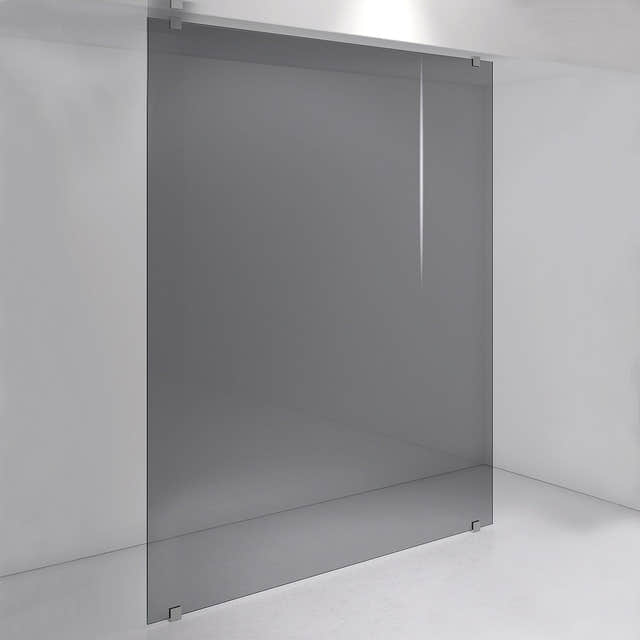 INR Dusjvegg ARC 43 Plus Måltilpasset Brushed stainless / Måltilpasset / Grått glass INR Iconic Nordic Rooms Dusjvegg INR-143103400