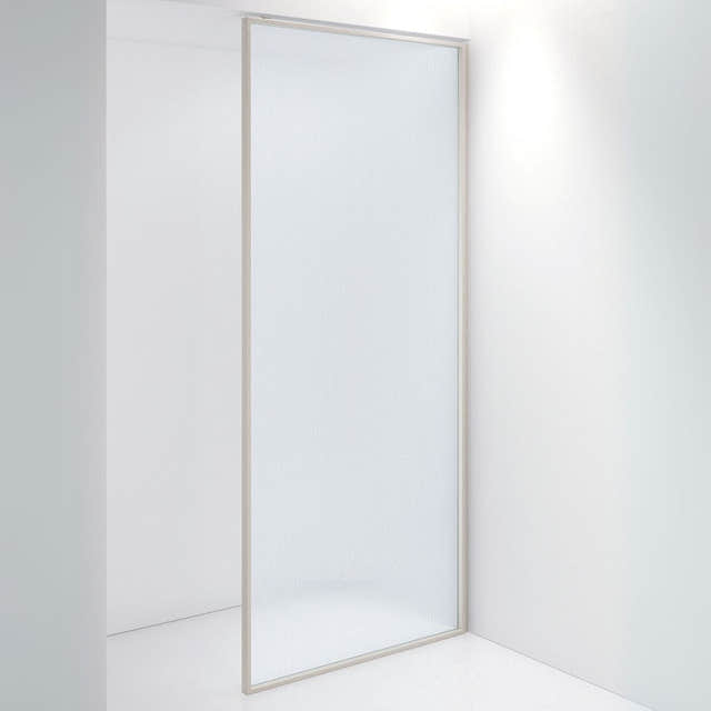 INR Dusjvegg EDGE 20 Plus 900 mm / Stone / Sway glass INR Iconic Nordic Rooms Dusjvegg