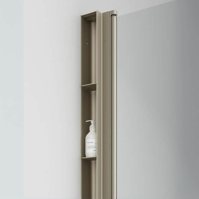 INR Ekstra hylle til Pile Dusjoppbevaring Stone INR Iconic Nordic Rooms Dusjhylle INR-80001715