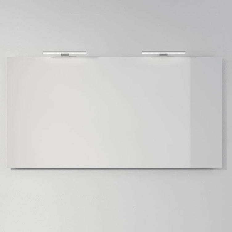 INR FEEL firkantet speil med lys (lampe/underlys)
