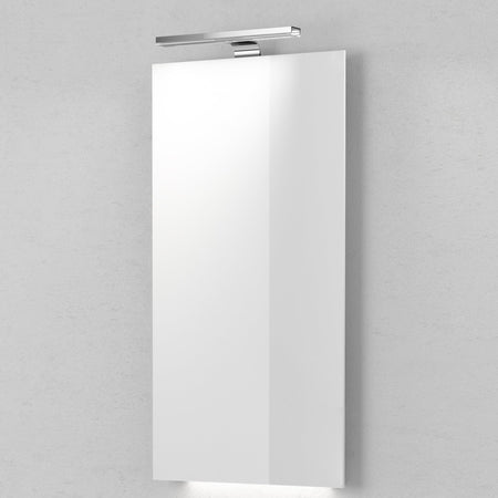 INR FEEL firkantet speil med lys (lampe/underlys)