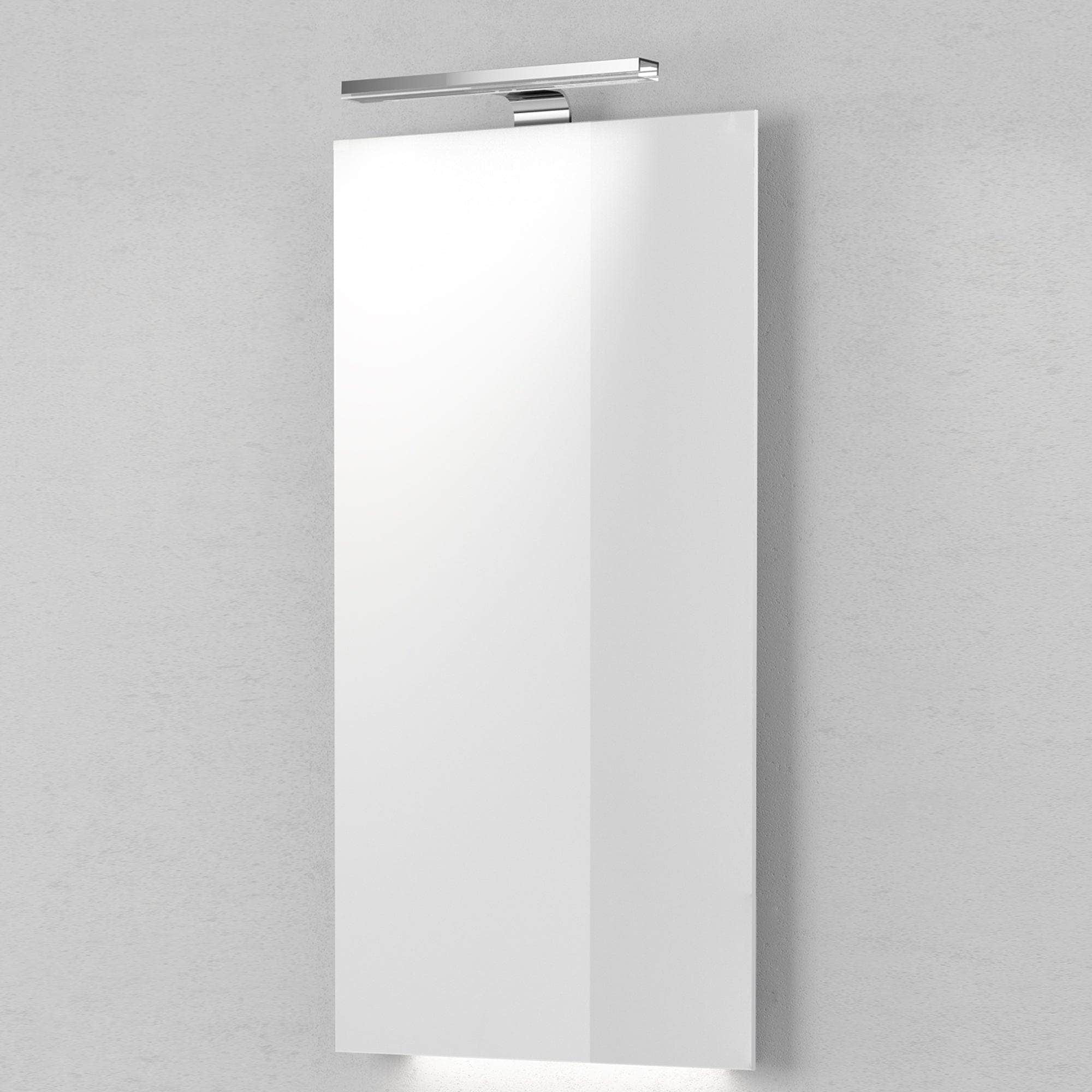 INR FEEL Speil med Belysningsarmatur og Underbelysning LED B400-1000xH720/755xD30/95mm INR Iconic Nordic Rooms Baderomsspeil