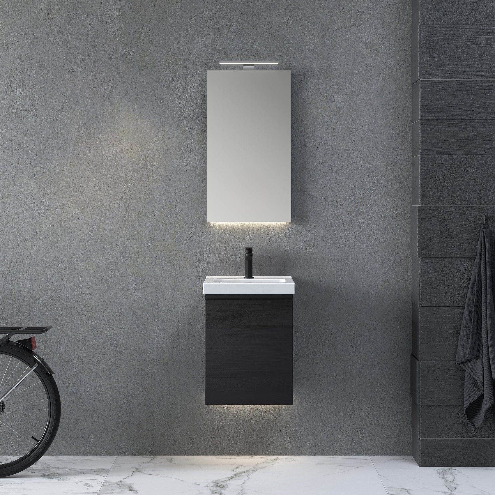 INR FEEL Speil med Belysningsarmatur og Underbelysning LED B400-1000xH720/755xD30/95mm INR Iconic Nordic Rooms Baderomsspeil