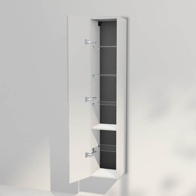 INR Grip 30/30 Høyskap Pure white / 30cm / Venstre INR Iconic Nordic Rooms Høyskap bad INR-395616V