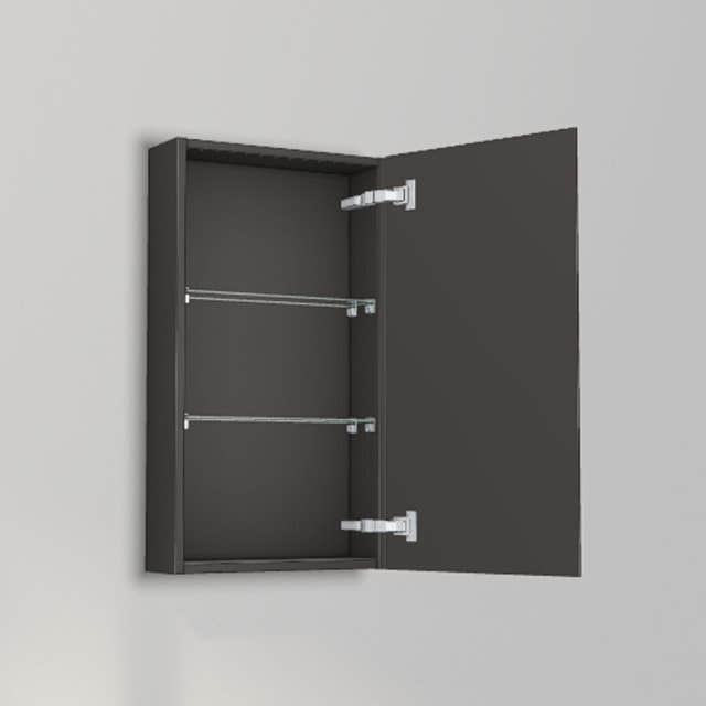 INR Grip 40/15 Veggskap Carbon grey / 40cm / Høyre INR Iconic Nordic Rooms Sideskap bad INR-395453H