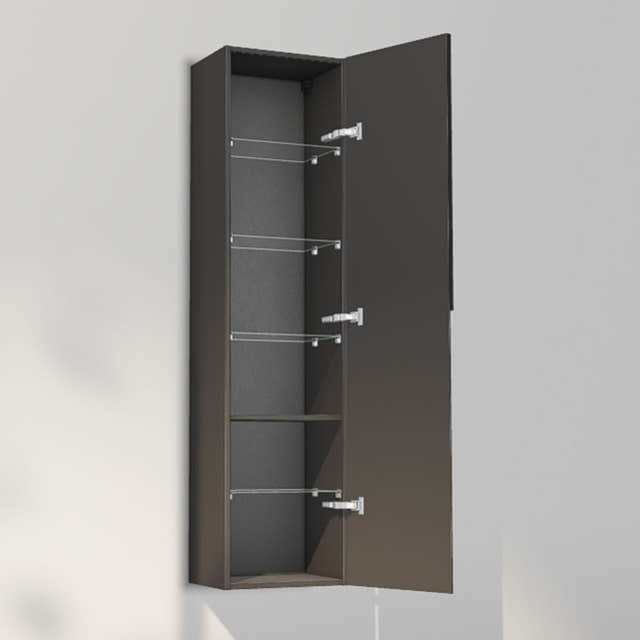 INR Grip 40/30 Høyskap Carbon grey / 40cm / Høyre INR Iconic Nordic Rooms Høyskap bad INR-395753H
