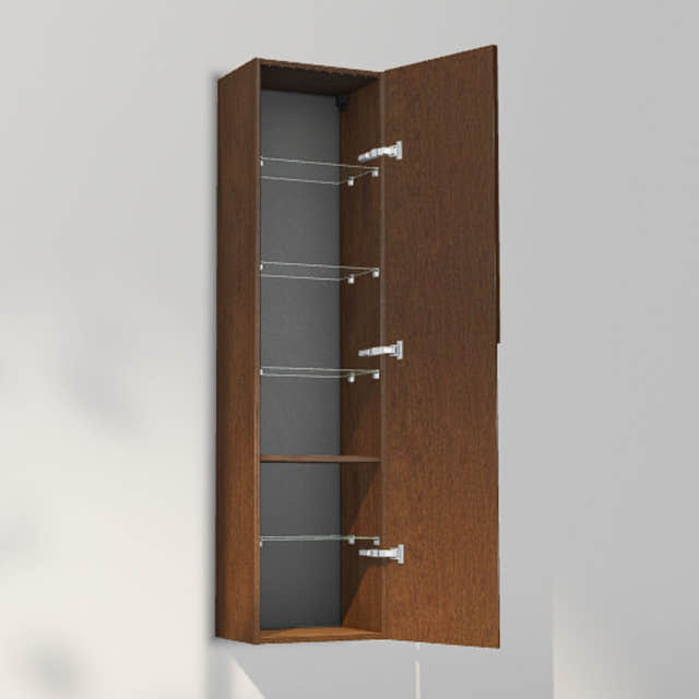 INR Grip 40/30 Høyskap Dark oak / 40cm / Høyre INR Iconic Nordic Rooms Høyskap bad INR-395738H
