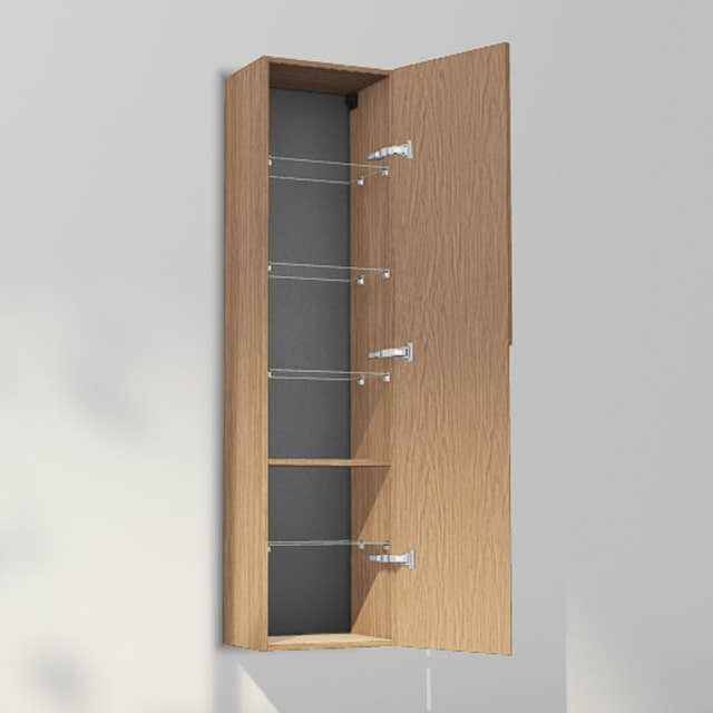 INR Grip 40/30 Høyskap Natural oak / 40cm / Høyre INR Iconic Nordic Rooms Høyskap bad INR-395734H